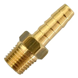 1pc X Espigão Fixo Macho Rosca 3/8 X Mangueira 1/2 Latão 1pc X Espigão Fixo Macho Rosca 3/8 X Mangueira 1/2 Latão
