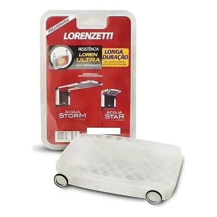 Resistência Chuveiro Lorenzetti Acqua Ultra 220v 7800w Acabamento Fosco Cor Branco