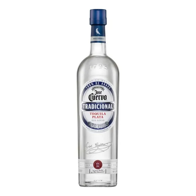 Caja De 12 Tequila Jose Cuervo Tradicional Plata 950 Ml