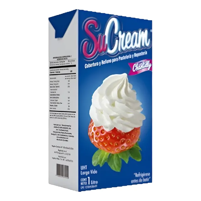 Crema Chantilly Sucream Caja De 12lt Para Reposteria
