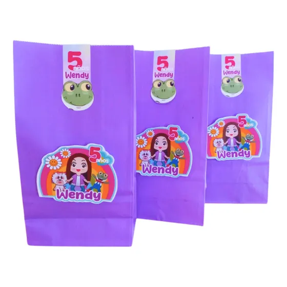 Bolsita Sorpresita Golosinera Tematica X10und Fiesta