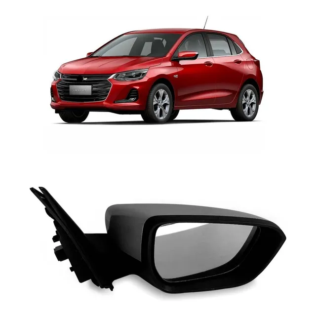 Retrovisor C/ Controle E Capa Primer Onix 2020 A 2022