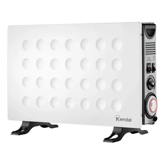 Estufa Eléctrica Panel Convector Turbo Kcl-06 Color Blanco