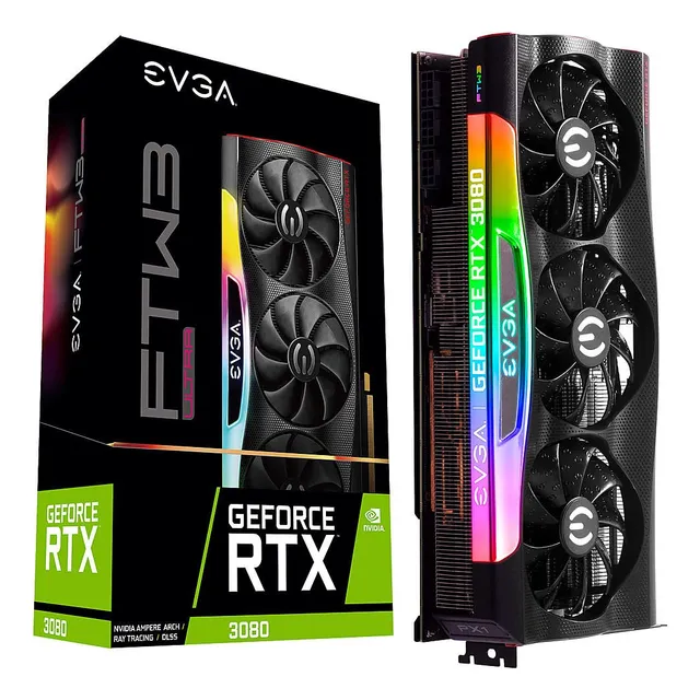 Tarjeta De Video Nvidia Evga Rtx 3080 10gb Ftw3 Oc Rgb