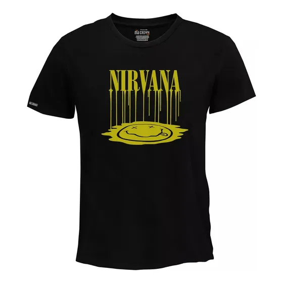 Franela Algodón Para Caballero Nirvana M2 Rock S M L Xl