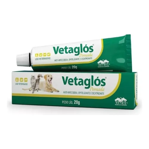 Pomada Cicatrizante Vetnil Vetaglos - 20g