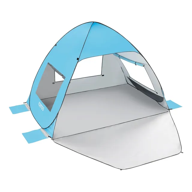 Tienda De Campaña Plegable De Playa Carpa Protección Uv 50+