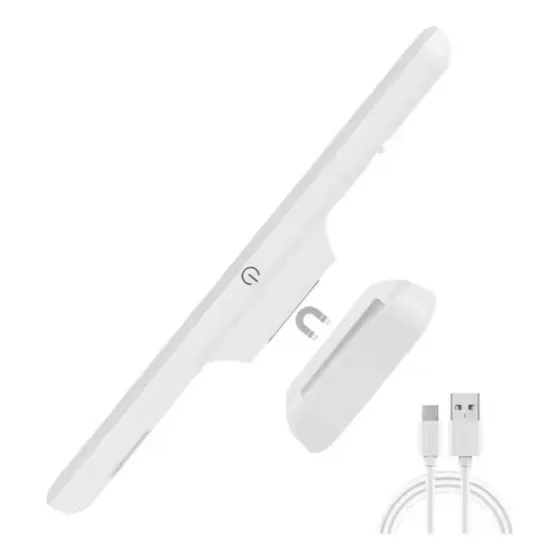 Luminária De Parede Led Portátil Usb Com Sensor Leitura