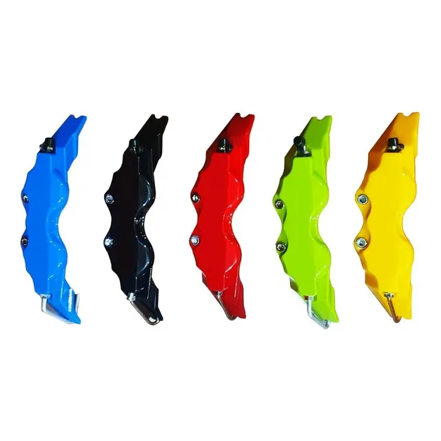 Set Par Cubre Caliper Auto Tunning Llanta Talla S 19x5.2x4cm