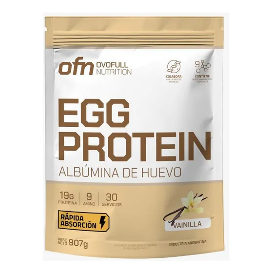 Albúmina De Huevo Ovofull 1 Kg Proteína Claras Saborizada