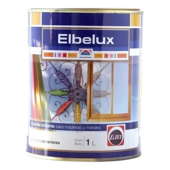 4lt Esmalte Sintetico Brillante Elbelux Elbex 32 Colores