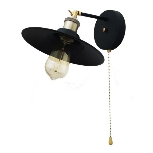 Arandela Industrial Com Interruptor-corrente  Retro Vintage