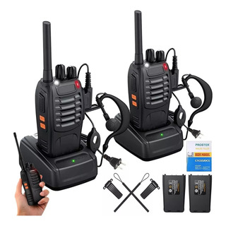 2 Pack Radios Walkie Talkie Recargable, Con Manos Libres 2 Pack Radios Walkie Talkie Recargable, Con Manos Libres