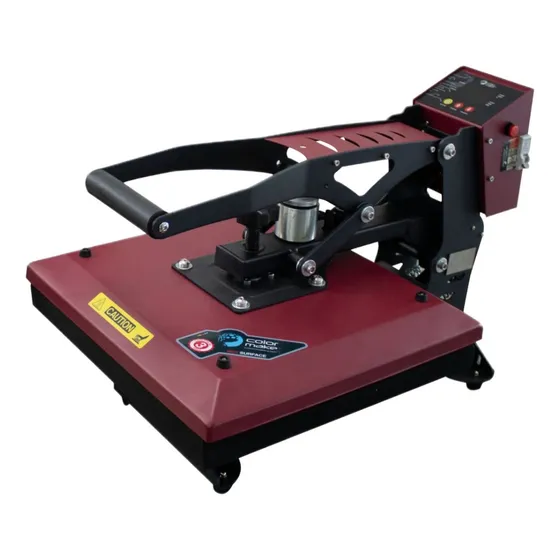 Plancha Sublimacion 38x38 2.0 Caiman Color Make Color Rojo