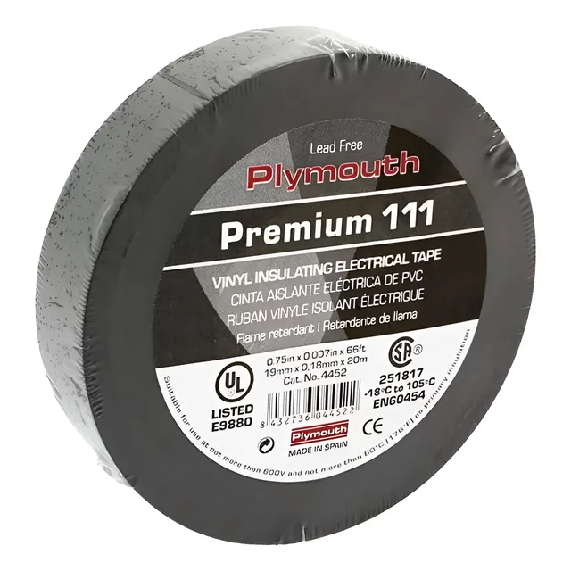 Cinta Aislante Uso Profesional Tape Negro