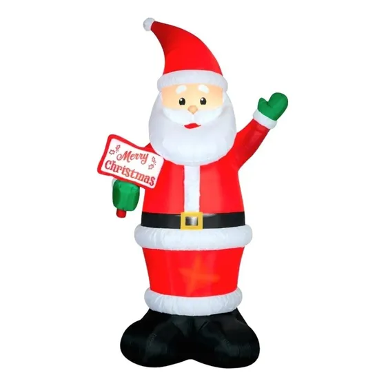 Inflable De Santa Claus De 3 Metros Con Luz