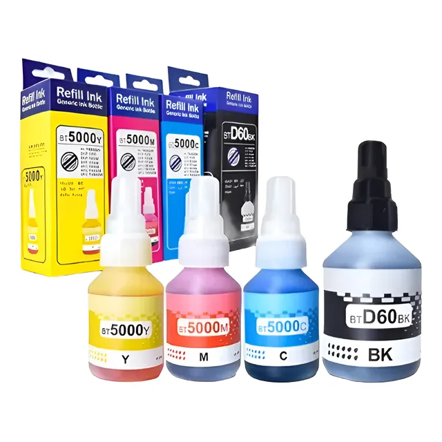 Kit 4 Tintas Compatible Con Brother D60bk Bt5001 Dcp 520 710