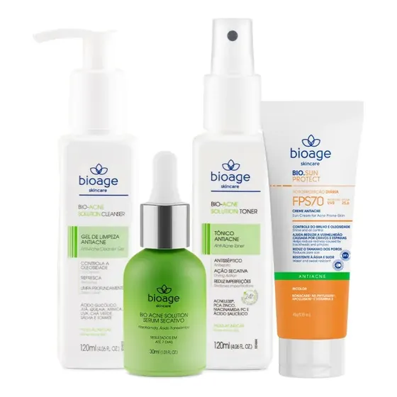 Rotina Skincare Antiacne Bioage
