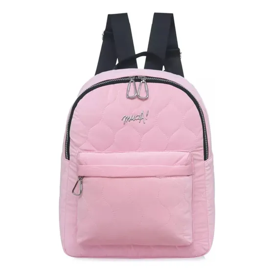 Mochila Muaa Urbana 16388 Color Rosa 16388 Diseño Liso 12l