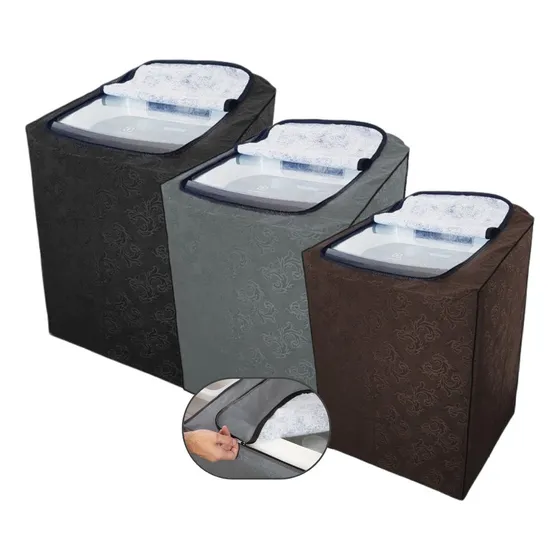 Capa Maquina Lavar Eletrolux Consul C/ Zíper 8kg 12kg 15kg