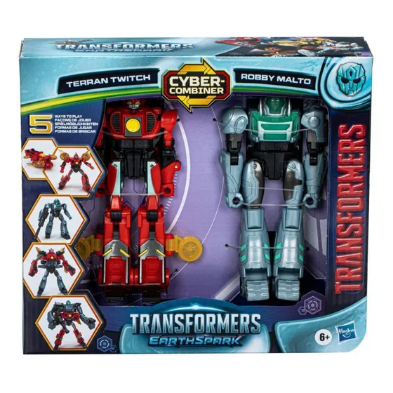 Transformers Earth Spark Pack 2 Terran Twitch Y Robby Malto