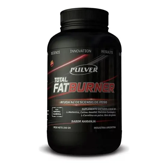 Total Fat Burner 200 Grs - Pulver - Quemador Sabor Naranja