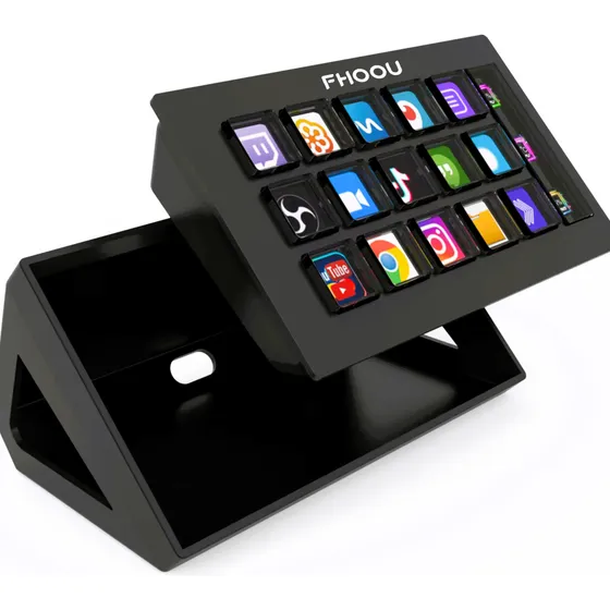 Mesa Controladora Stream Dock Teclas De Lcd Captura De Vídeo