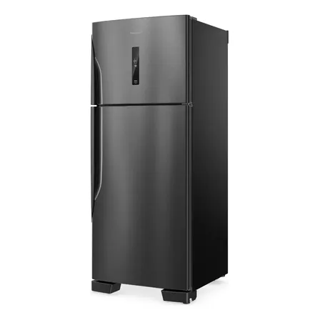 Refrigerador Panasonic 446l Black Inox Look Nr-bt58pv3b Black Inox Look 127v