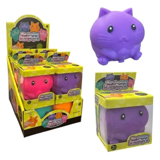Lindo Malvavisco Squishmunks Squishy Juguete Ultra