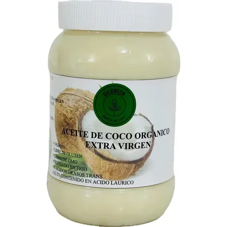 Aceite De Coco Orgánico Extra Virgen 500 Ml