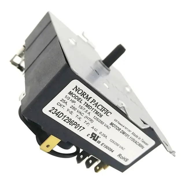 Timer Secadora Mabe Y General Electric 234d1296p017