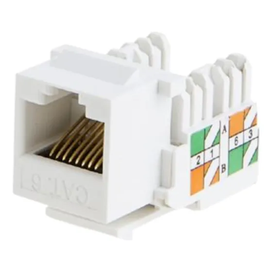 Coupler Jack Qnet6kjwh   Cat6 Rj45 Blanco 