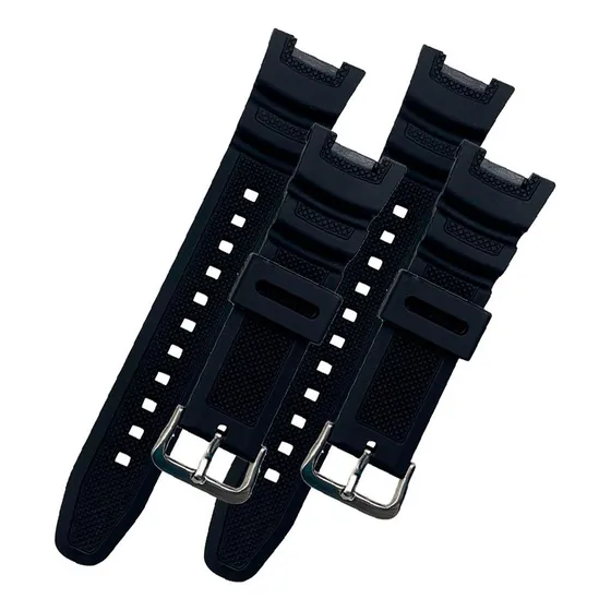 2 Correas Compatible Con Casio Sgw100 Sgw-100 Sgw-100-1v Ng