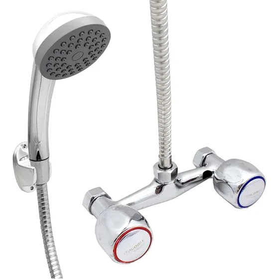 Grifo Para Baño Doble Comando Duchero + Telefono Ducha