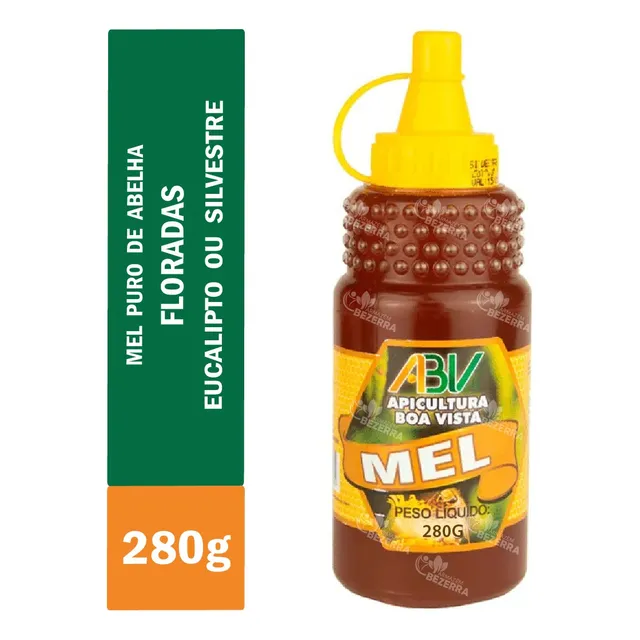 Mel Puro De Abelha - Bisnaga Serra De Minas - 280g