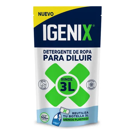 Detergente Ropa Para Diluir Dp Igenix 500ml