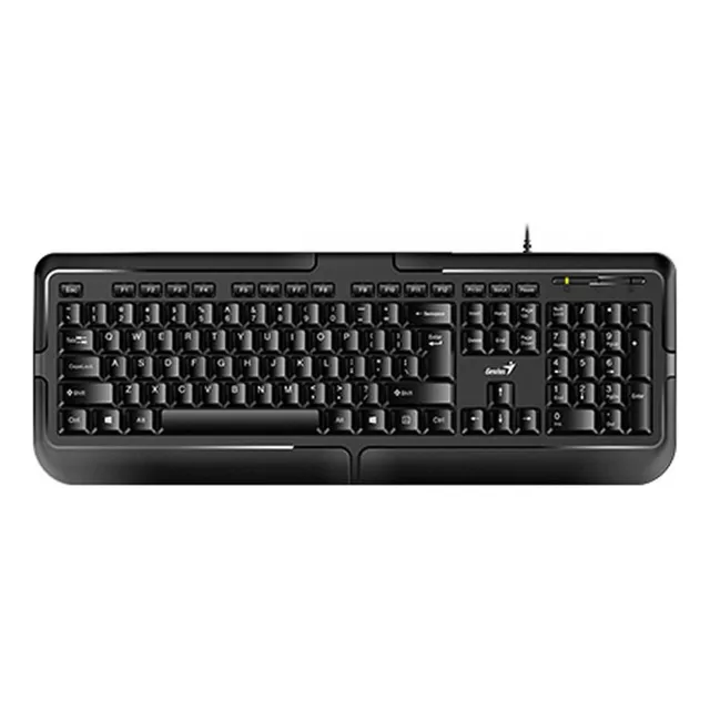 Teclado Genius Kb-118 Black Ps2 Español Con Cable Teclado Negro