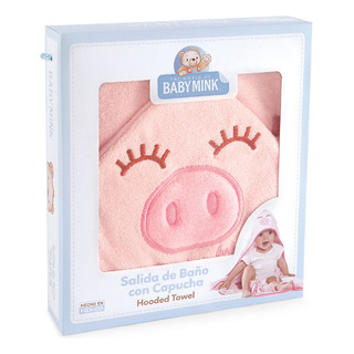 Toalla Bebé De Colores Salida De Baño Con Capucha Baby Mink Toalla Bebé De Colores Salida De Baño Con Capucha Baby Mink
