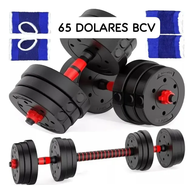 Kit De Pesas Ejercicio Mancuernas Juego D Pesas Termoforrada