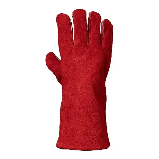 Guantes Para Soldar 14 Pulgadas Rojo Security 