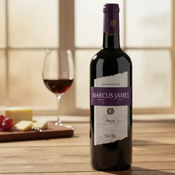 Marcus James adega Cooperativa Vinícola Aurora vinho tinto merlot garrafa 750ml