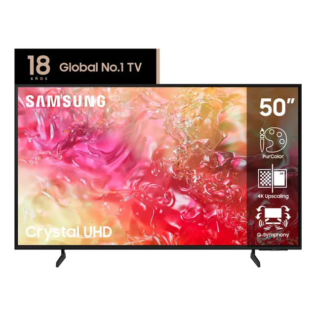 Smart TV Samsung 50" Crystal UHD 4K UN50DU7000