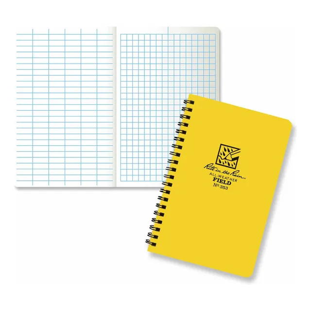 Cuaderno Resistente De Espiral Amarillo Rite In The Rain 353