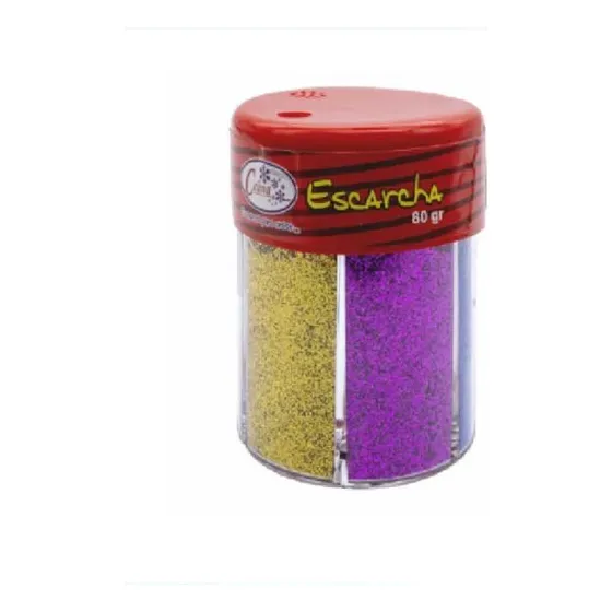 Escarcha 80gr 6 Colores Neón Ref.050-0076