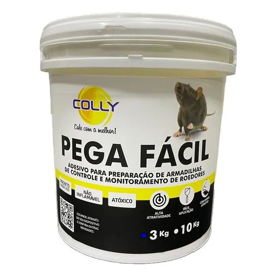 Cola Pega Mata Rato Fria - Captura De Roedores Atóxica 3kg
