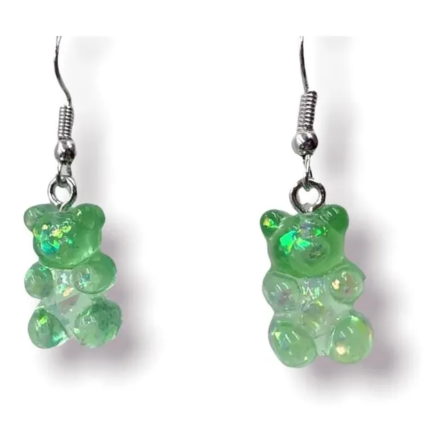 Aretes Juveniles En Forma De Oso, Kawaii