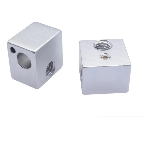 Bloque Aluminio Hotend V5 16x16x12mm Impresora3d Nozzle