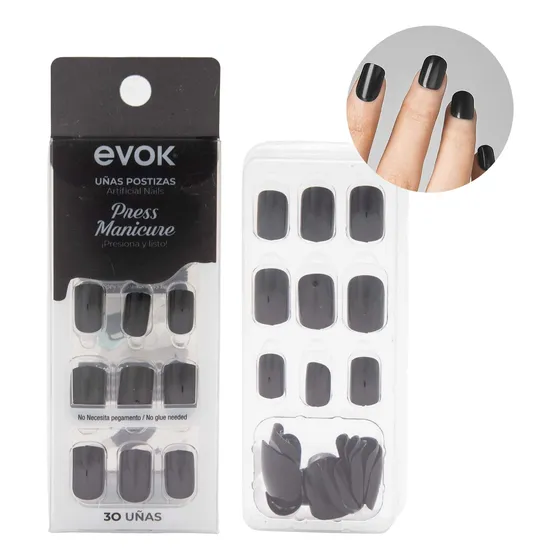 Uñas Postizas Press On Evok Ev-mje-35