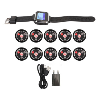 Sistema De Chamada Sem Fio Watch Pager Calling System 250mah Sistema De Chamada Sem Fio Watch Pager Calling System 250mah