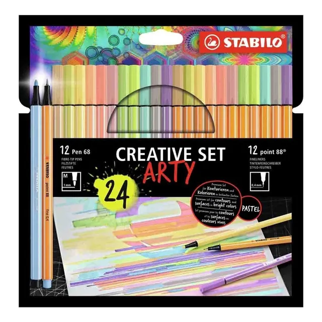 Marcador Stabilo Point 88 X 24 U Samergo
